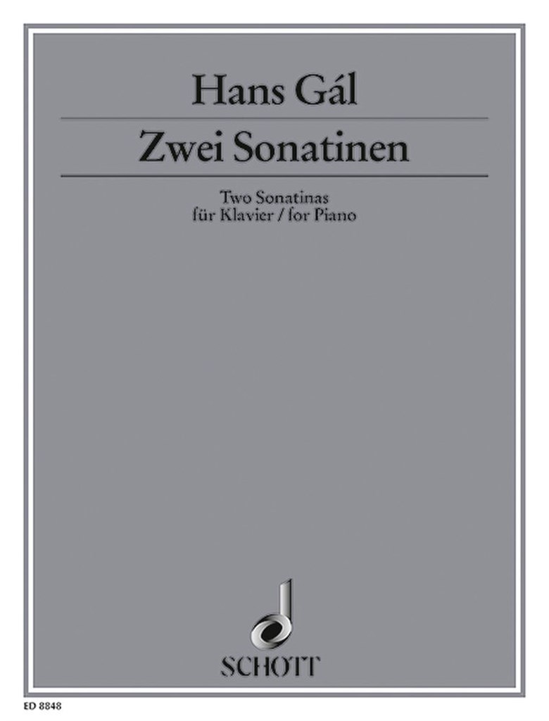 Two Sonatinas No. 1 C Major / No. 2 A Major op. 58