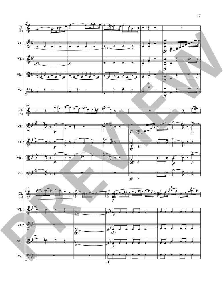 Quintet B major op. 34 JV 182