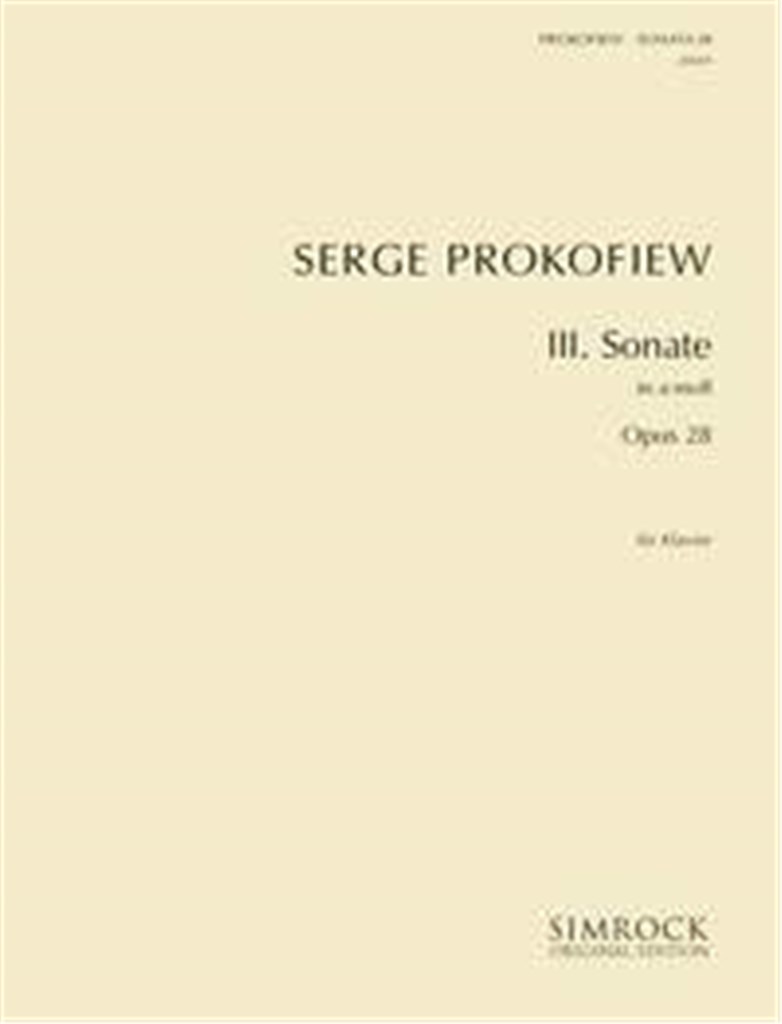 Piano Sonata No. 3 in A Minor op. 28