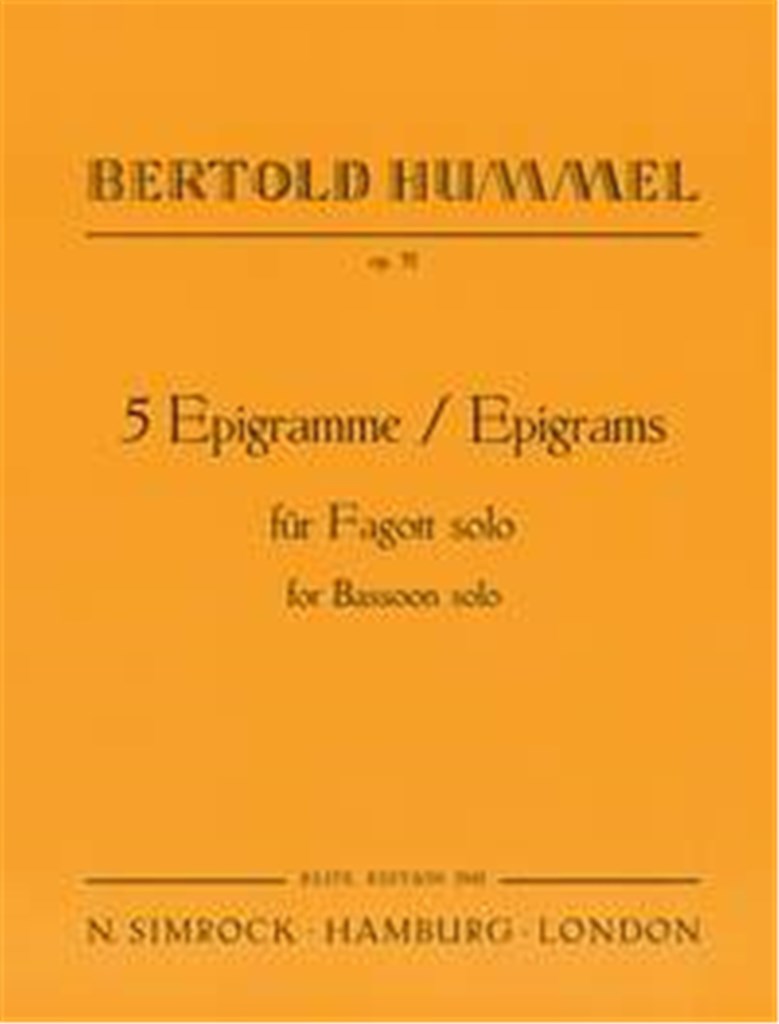 Five Epigrams op. 51