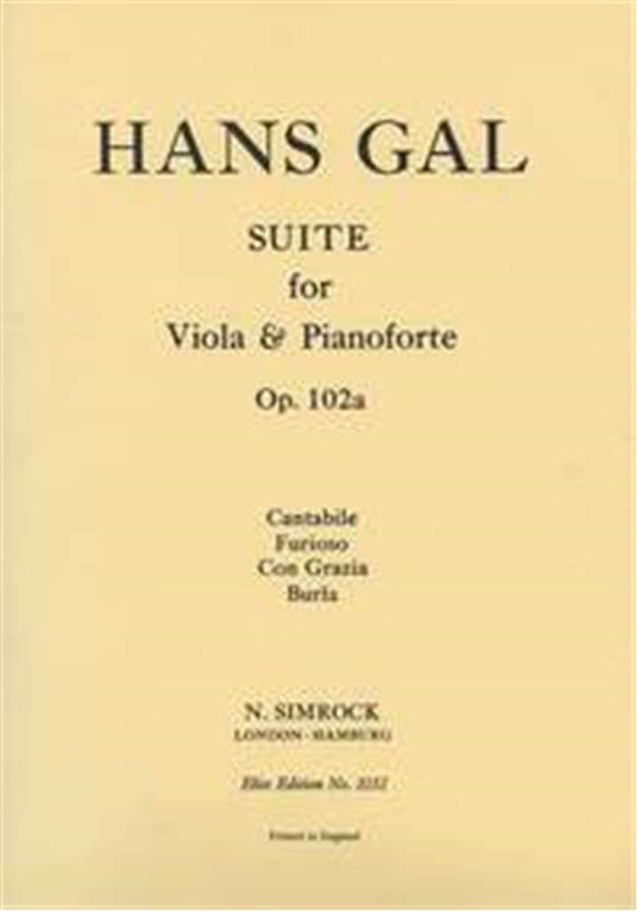 Suite in B Flat op. 102a