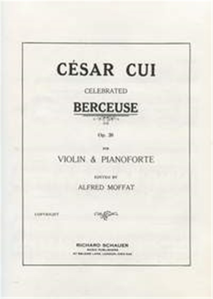 Berceuse op. 20