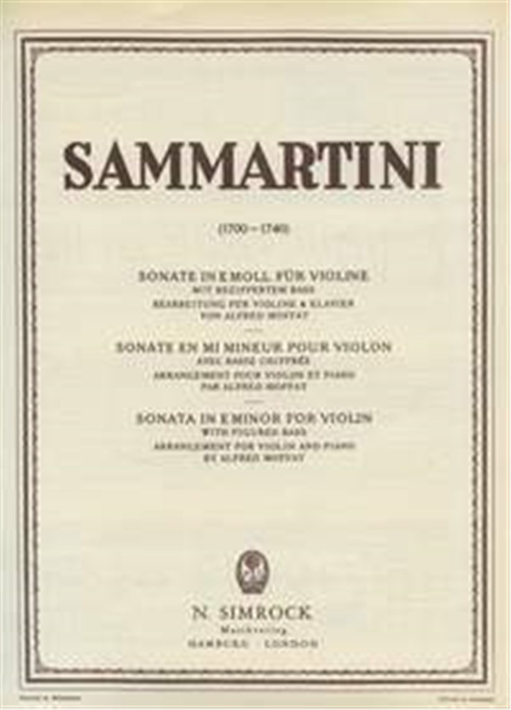 Sonata in E Minor