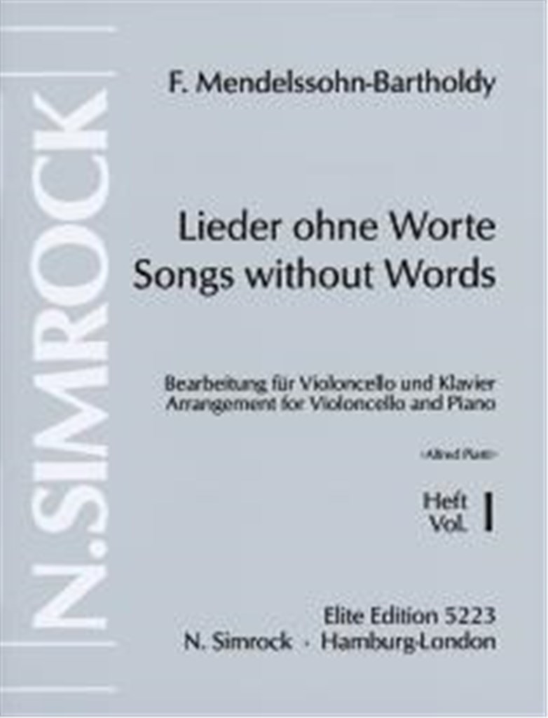 Songs without Words op. 19-30 Band 1