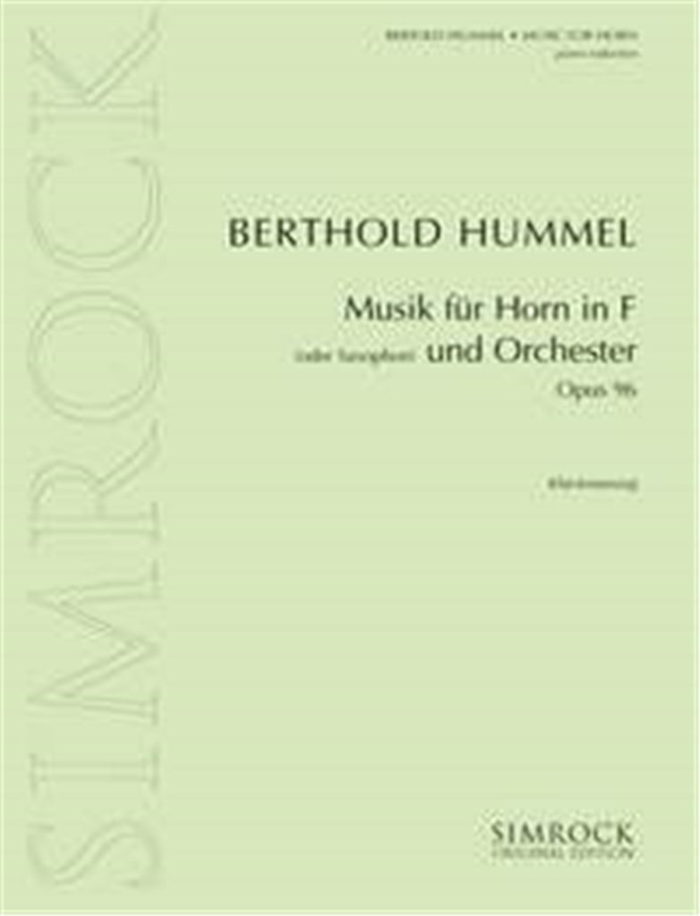 Musik für Horn und Orchester op. 96a