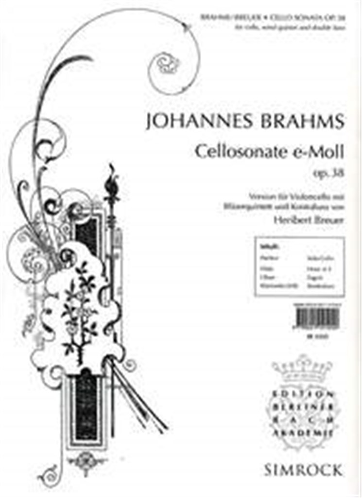 Cellosonata E Minor op. 38
