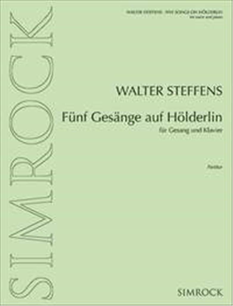 Funf Gesange auf Holderlin op. 95