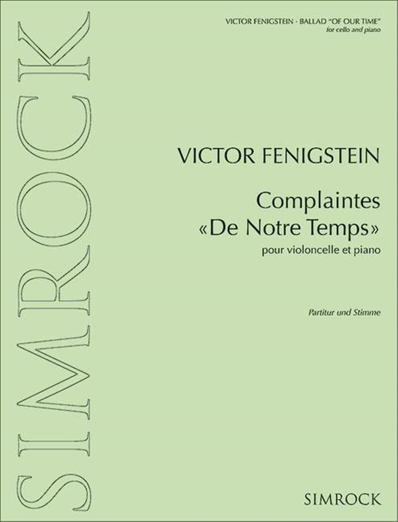 Complaintes De Notre Temps