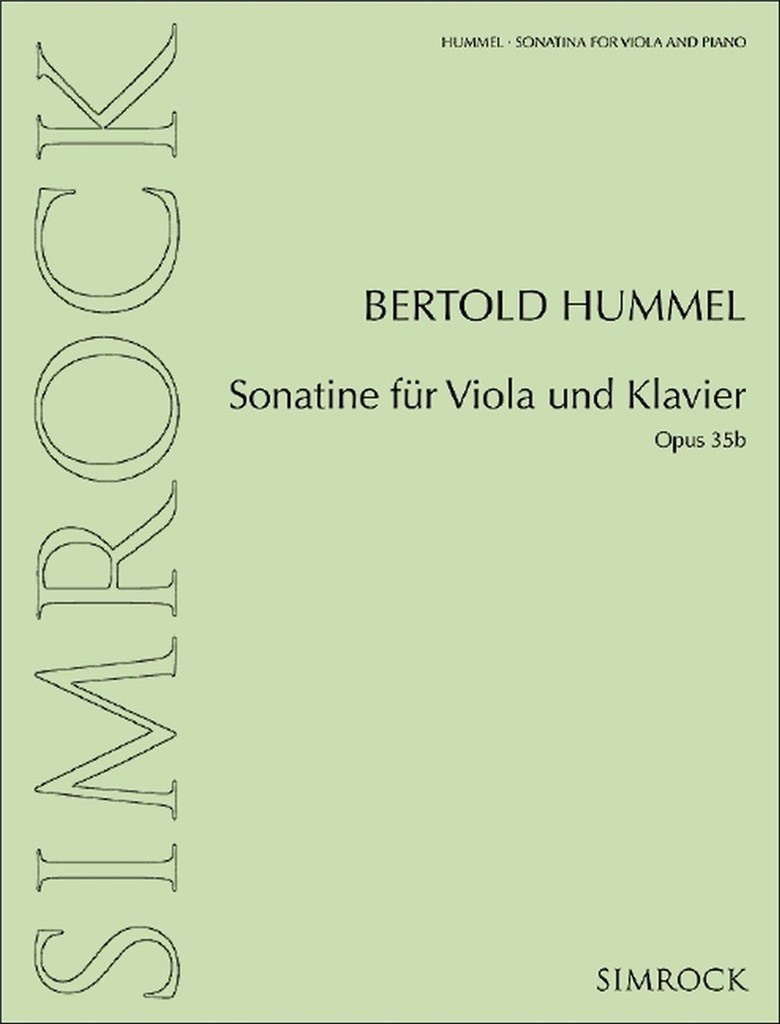 Sonatina for viola and piano