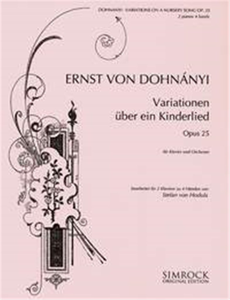 Variations on a Nursery Song op. 25
