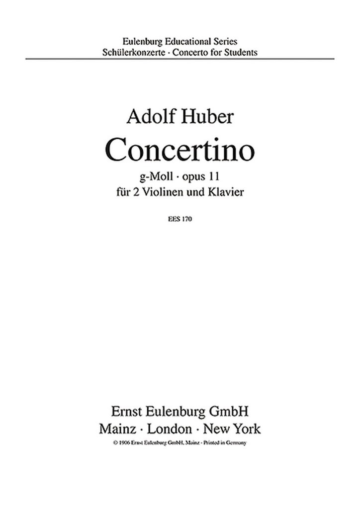 Concertino G Opus 11