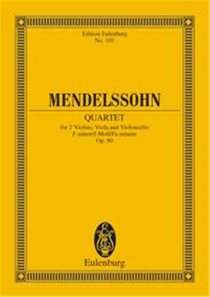 String Quartet F minor op. 80