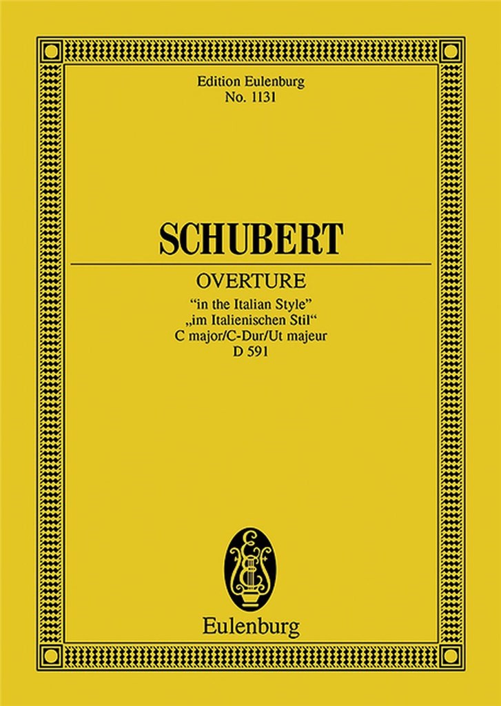 Ouverture Do (Nello Stile Italiano) (D 591)