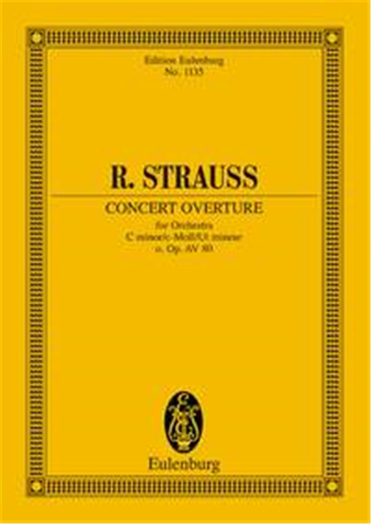 Concert Overture C minor o. Op. AV. 80