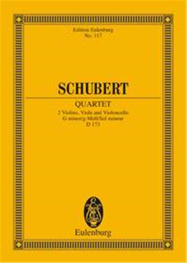 String Quartet G minor op. posth. D 173