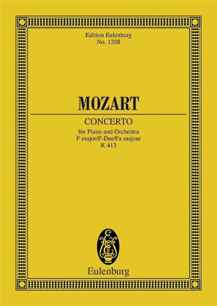 Concerto Per Pf K 413 Fa (Redlich)