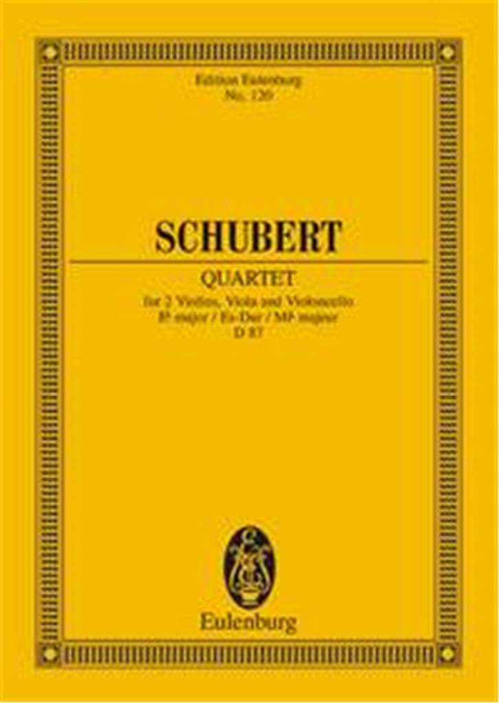 Quartetto Mi B Op.125 N. 1 (D 87)