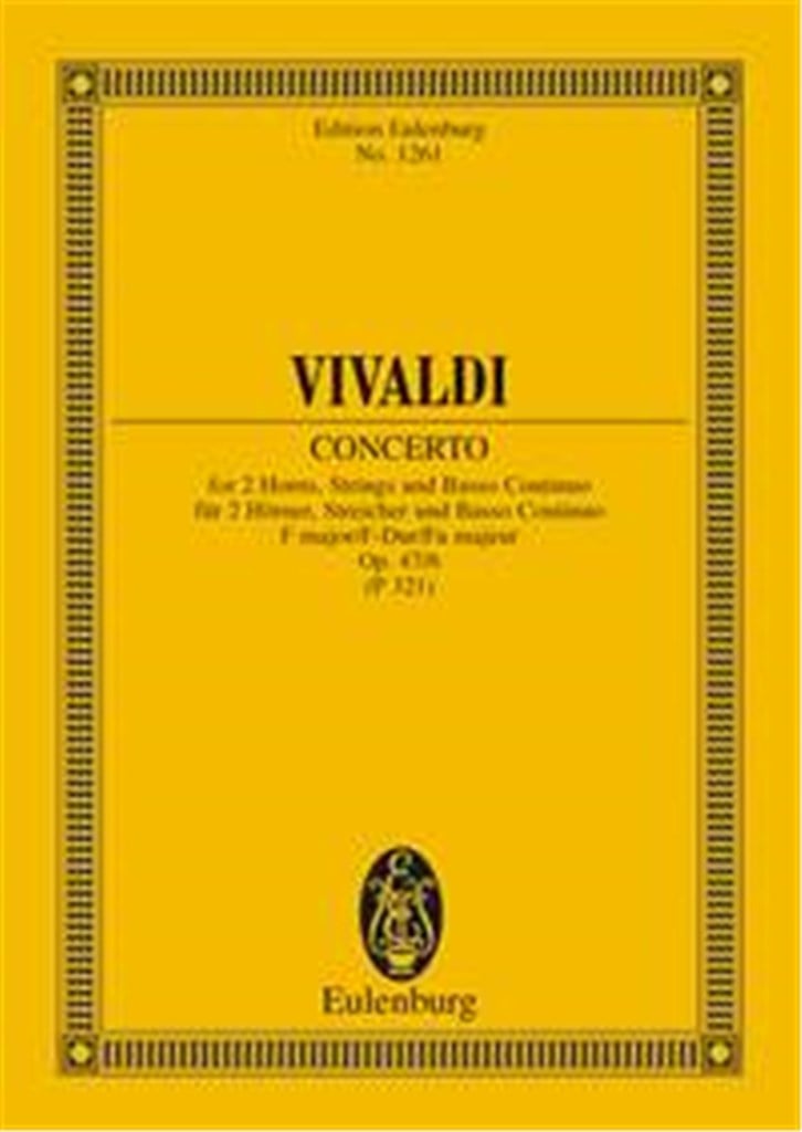 Concerto F major op. 47/6 RV / P 321