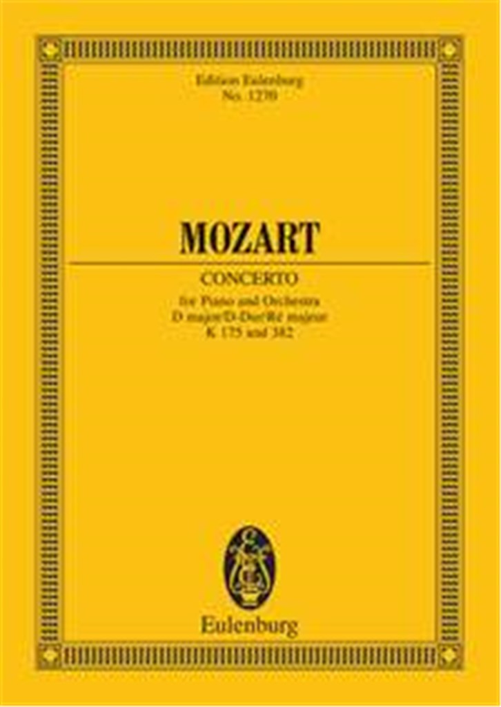 Concerto Per Pf K 175 Do E Rondo' K 382 Re