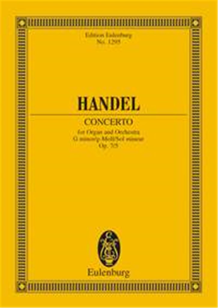 Organ concerto No. 11 G minor op. 7/5 HWV 310