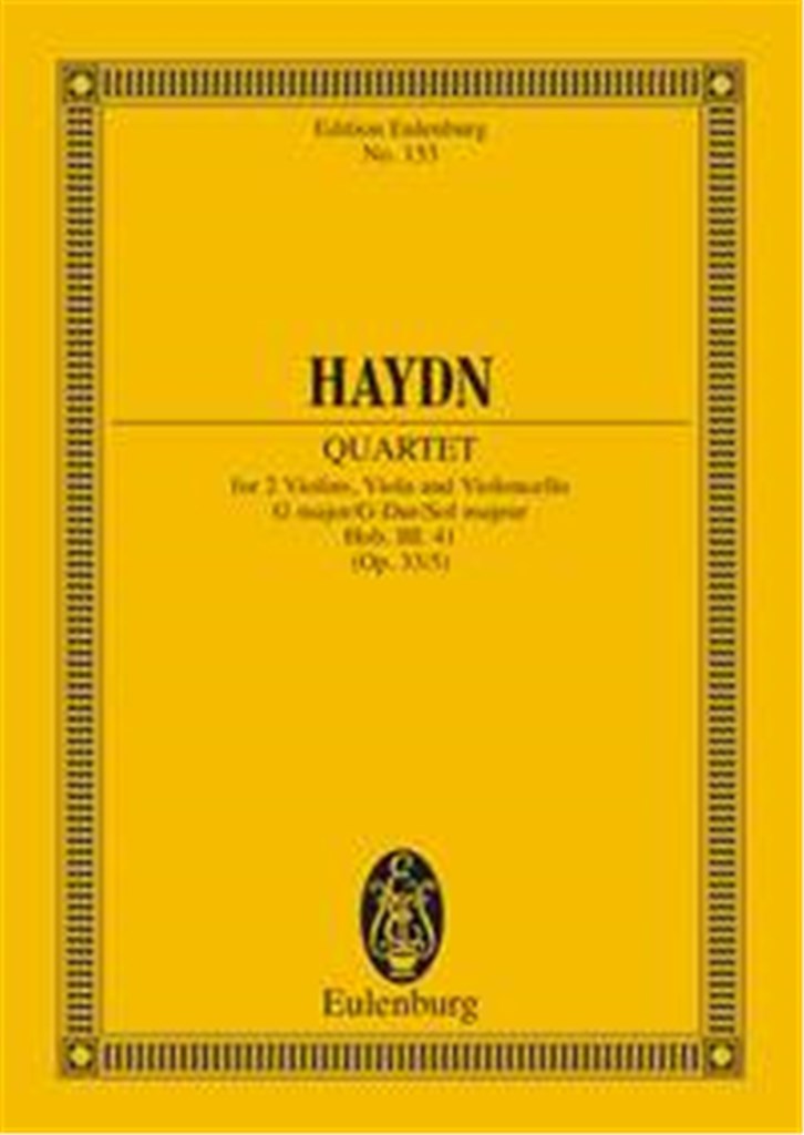 Streichquartet 5 G Op.33