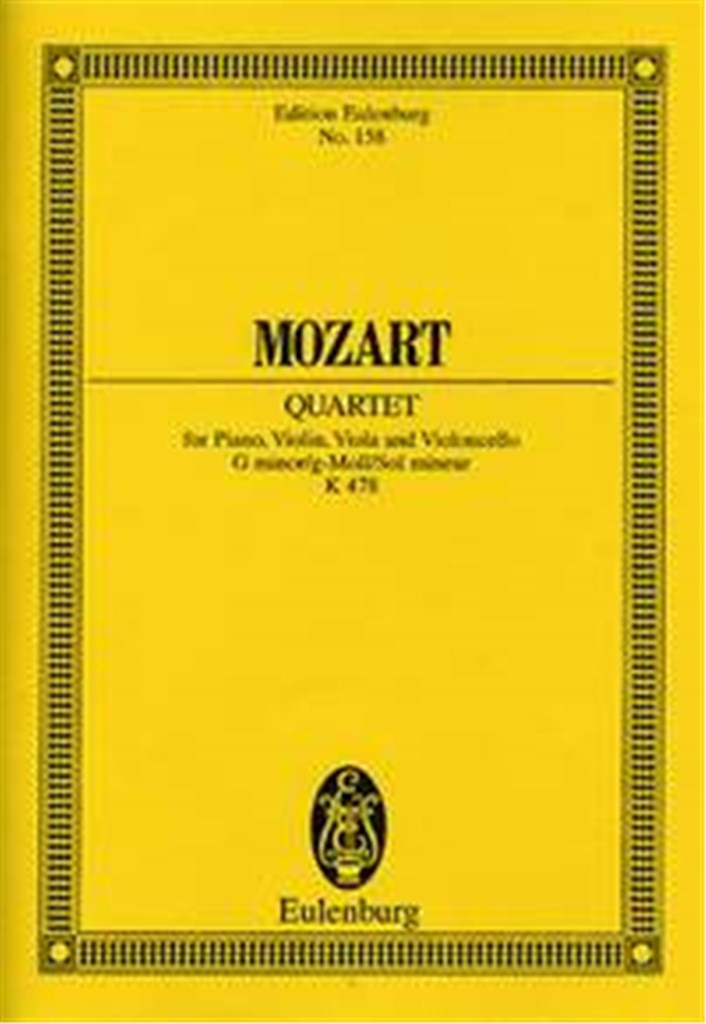 Klavierquartet G Kv478