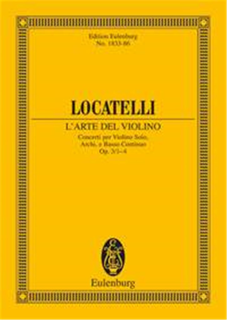 L'Arte del Violino op. 3 Vol. 1
