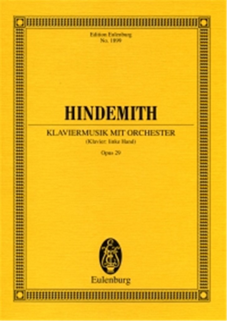 Klaviermusik mit Orchester op. 29
