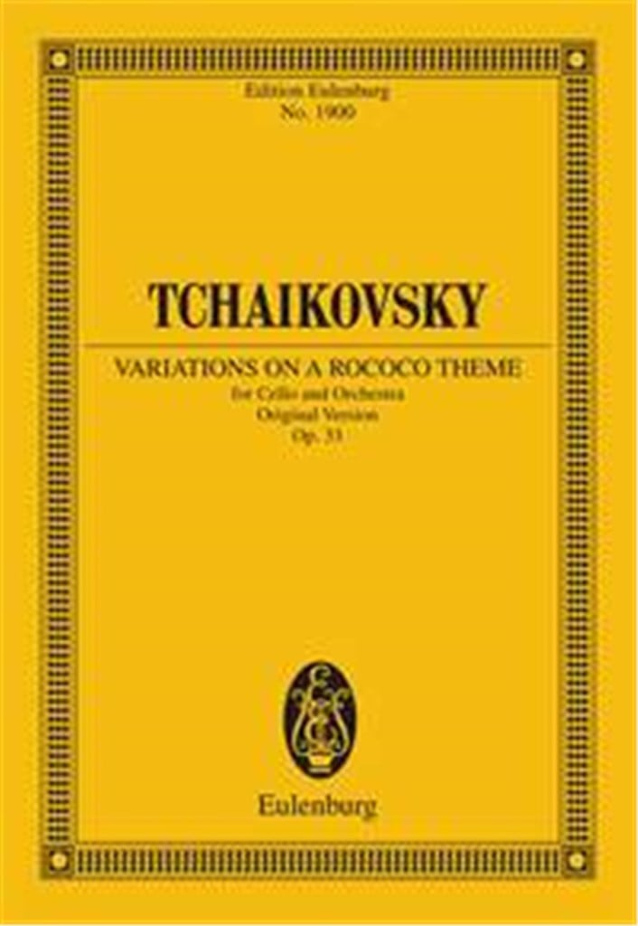 Variations on a Rococo Theme for Cello &Orch op 33