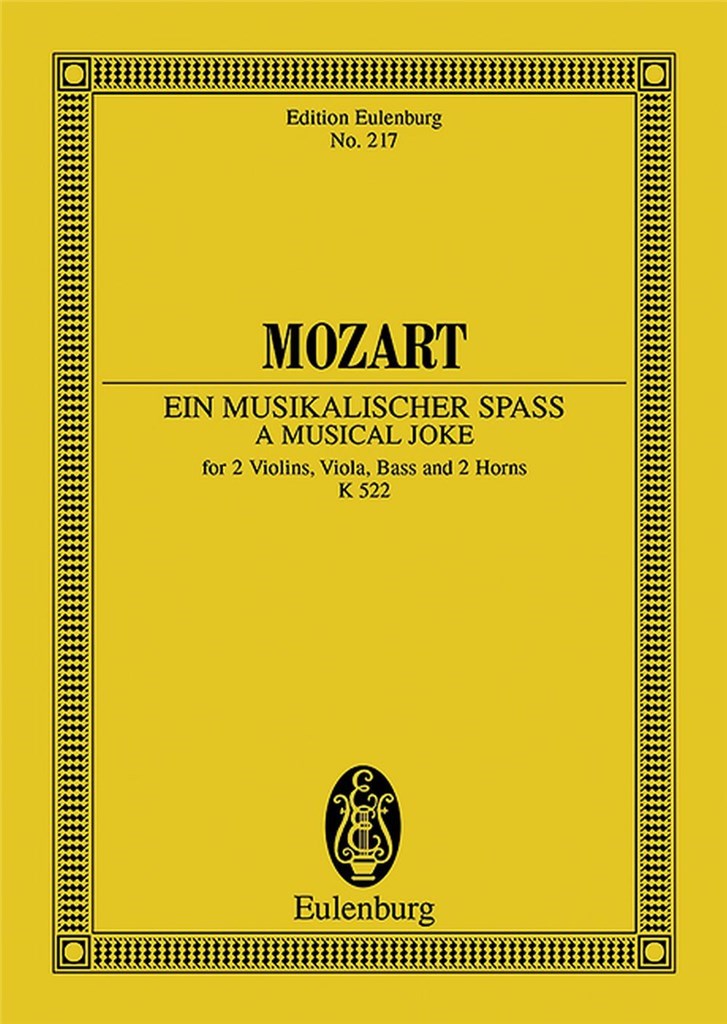 Musikalischer Spass Kv522