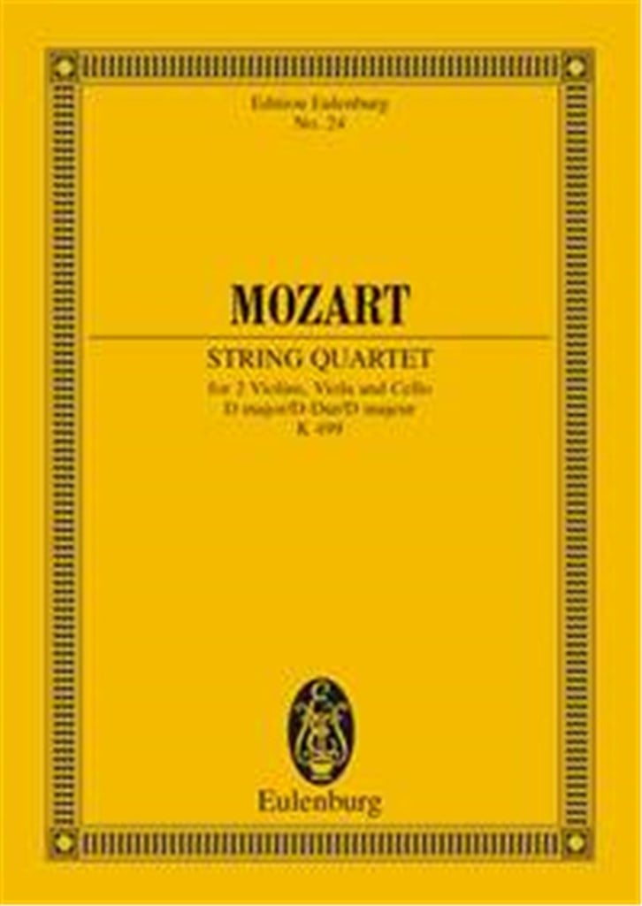 Strinq Quartet D major KV 499