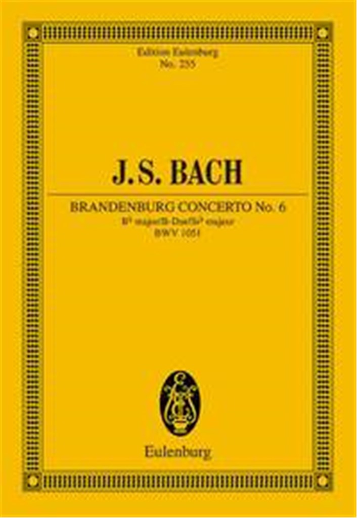 Brandenburg Concerto No. 6 Bb major BWV 1051