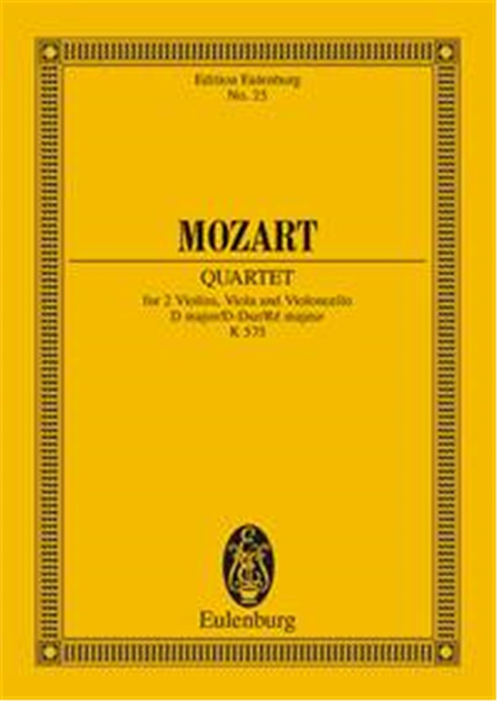Streichquartet D Kv575
