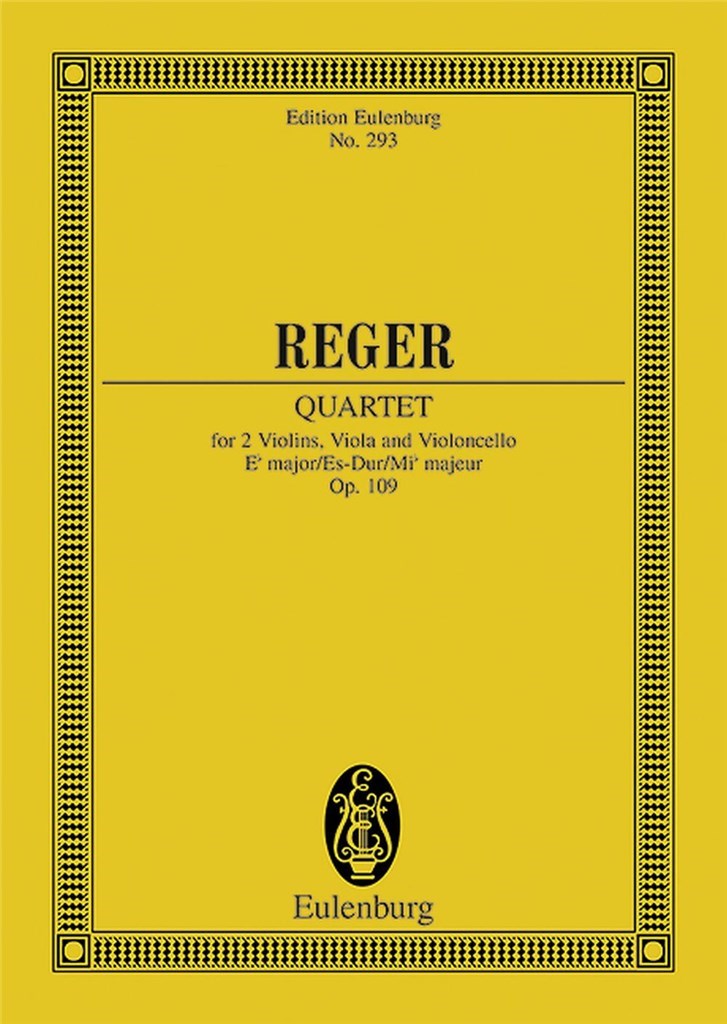 String Quartet Eb major op. 109