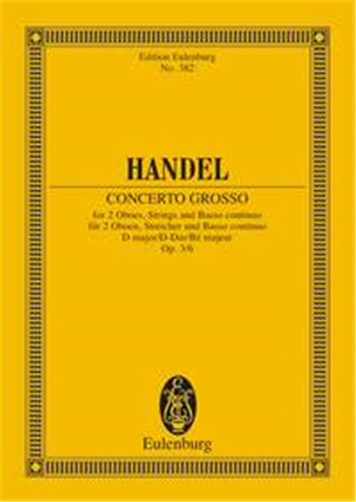 Concerto grosso D major op. 3/6 HWV 317