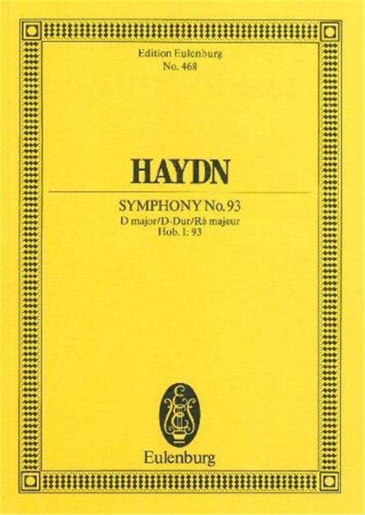 Symphony No. 93 D major, Glocken Hob. I: 93