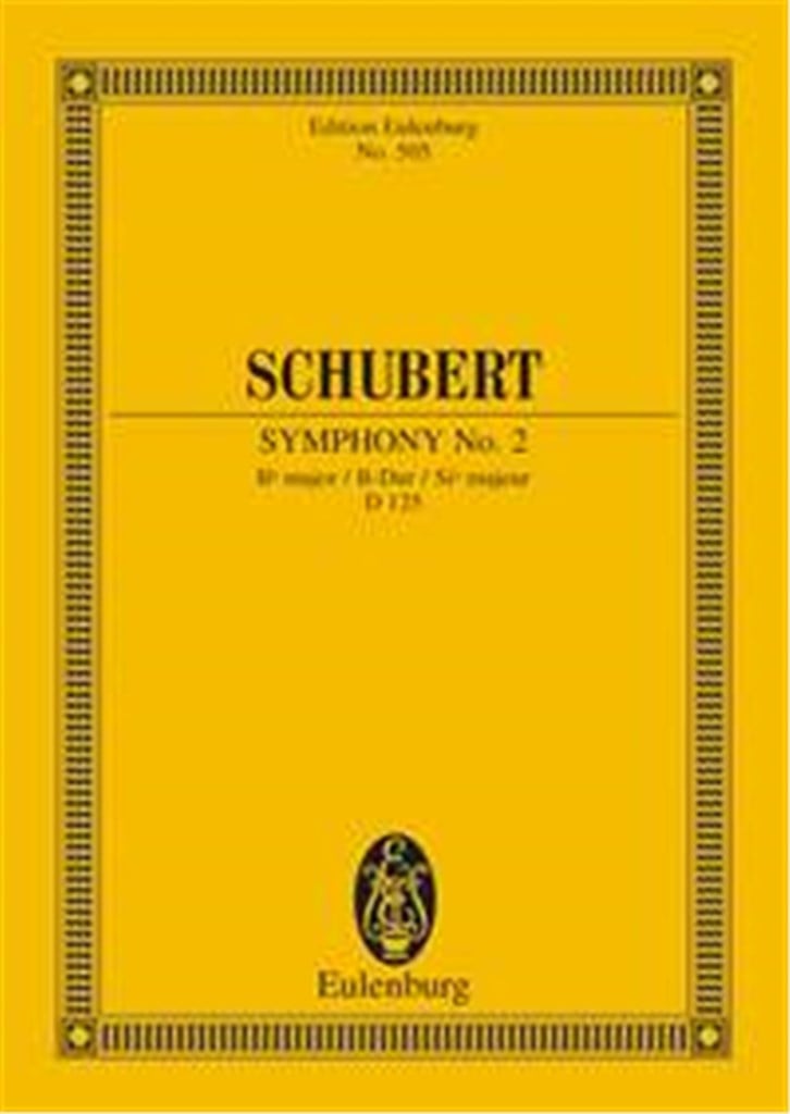 Symphony No. 2 Bb major D 125