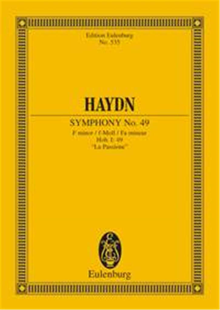 Sinfonia N. 49 Fa M. (La Passione)