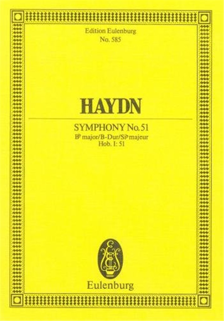 Symphony No. 51 Bb major Hob. I: 51