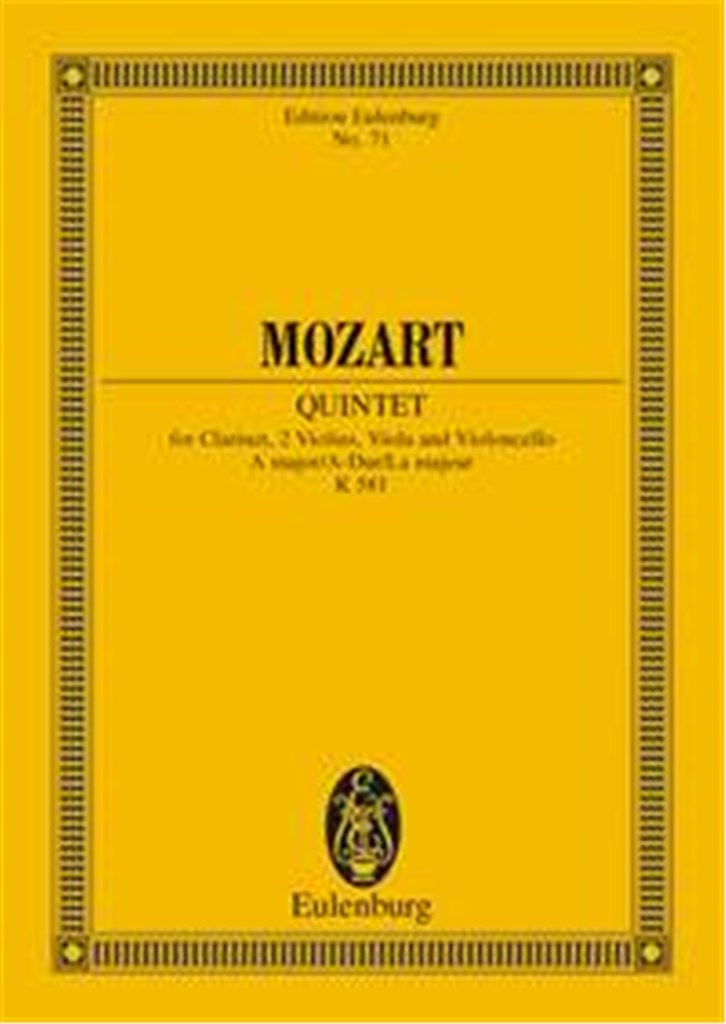 Quintetto K 581 La (Gerber)