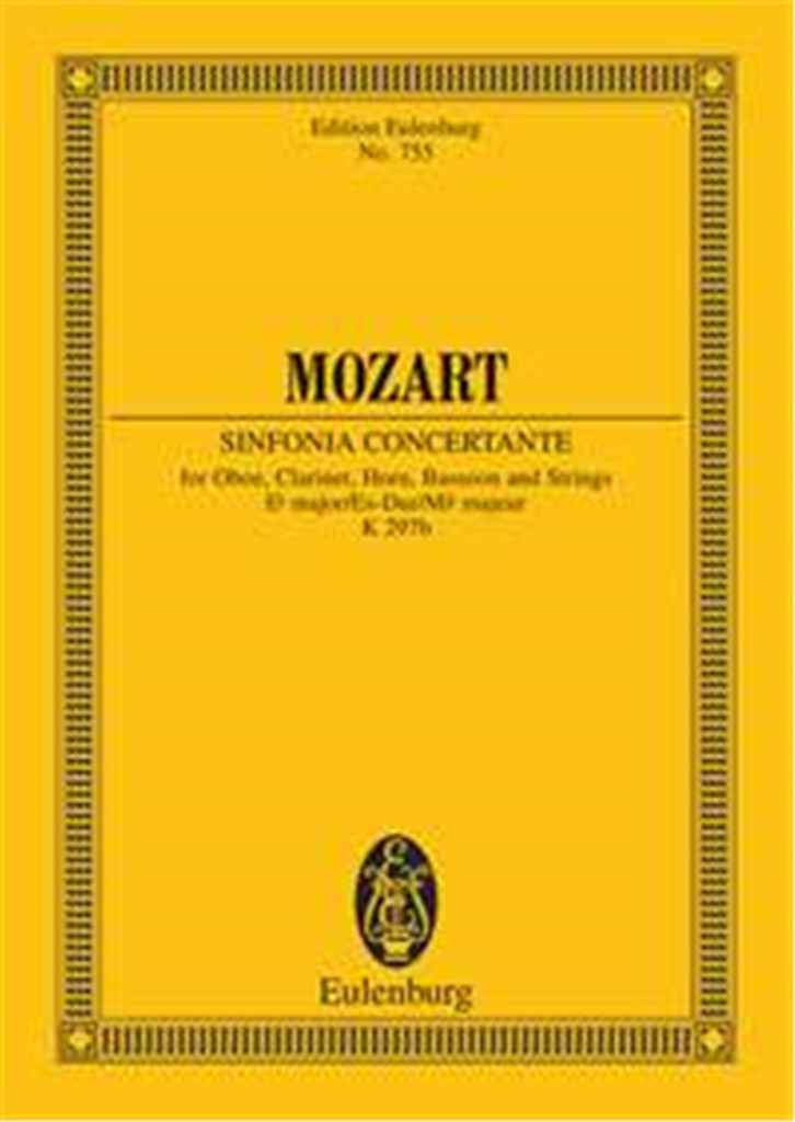 Sinfonia concertante Eb major KV 297b
