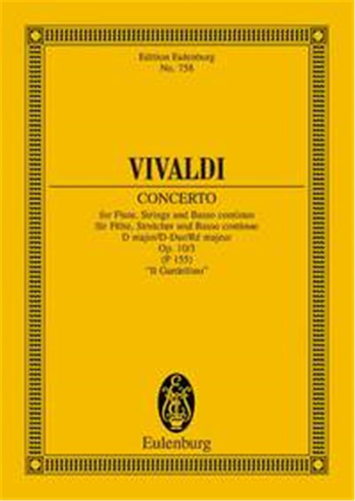 Concerto D Major Il Gardellino Op 10 N 3