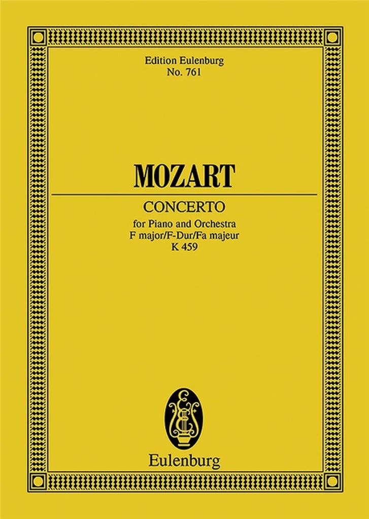 Piano Concerto No. 19 F major KV 459