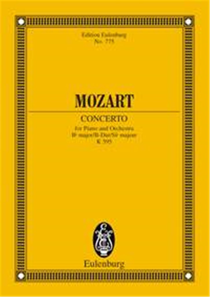 Concerto Per Pf K 595 Si B (Blume)