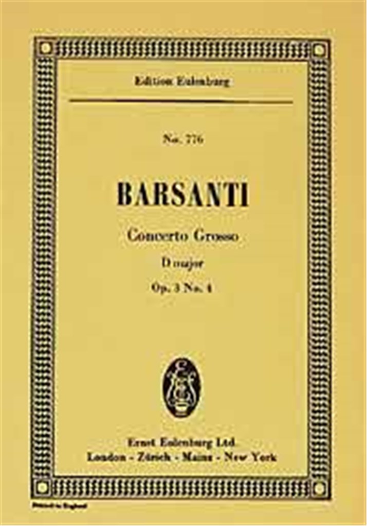 Concerto grosso D major op. 3/4