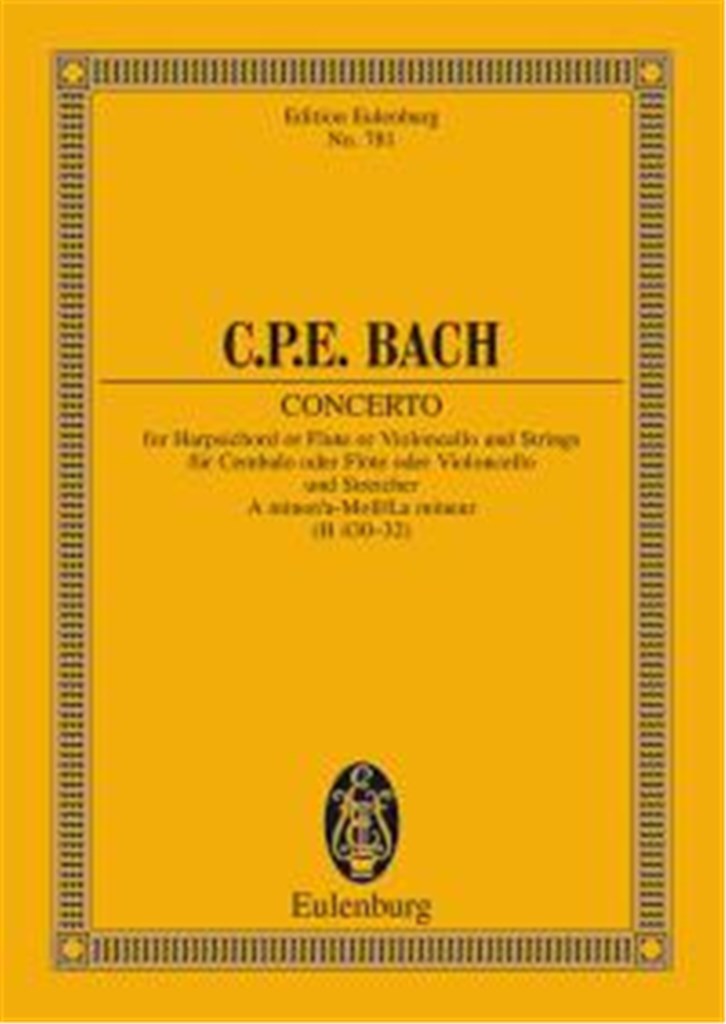 Concerto La M. Per Vc(Fl O Cemb) E Archi (Altmann)