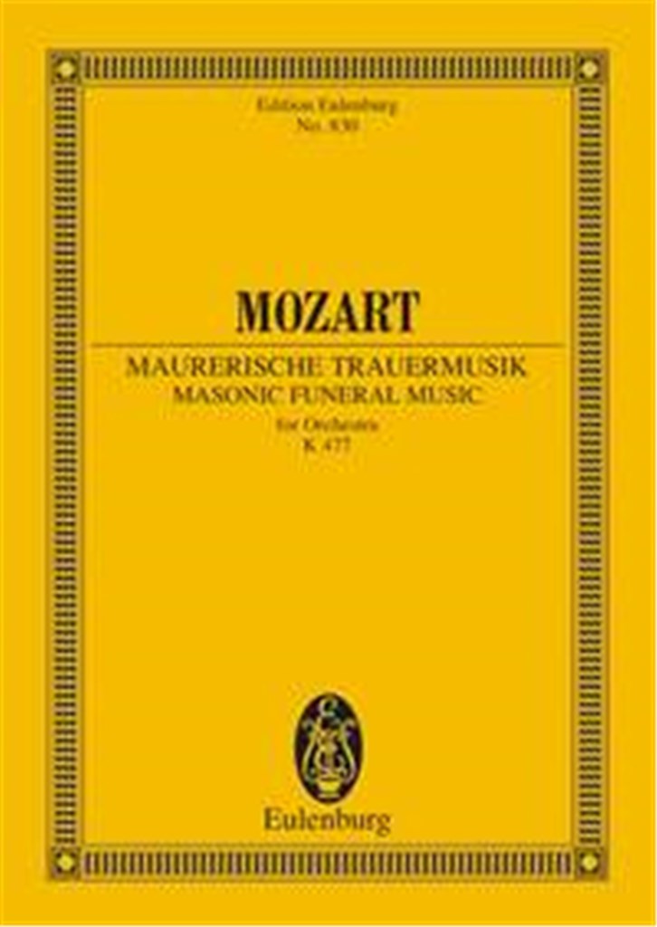 Maurerische Trauermusik K 477