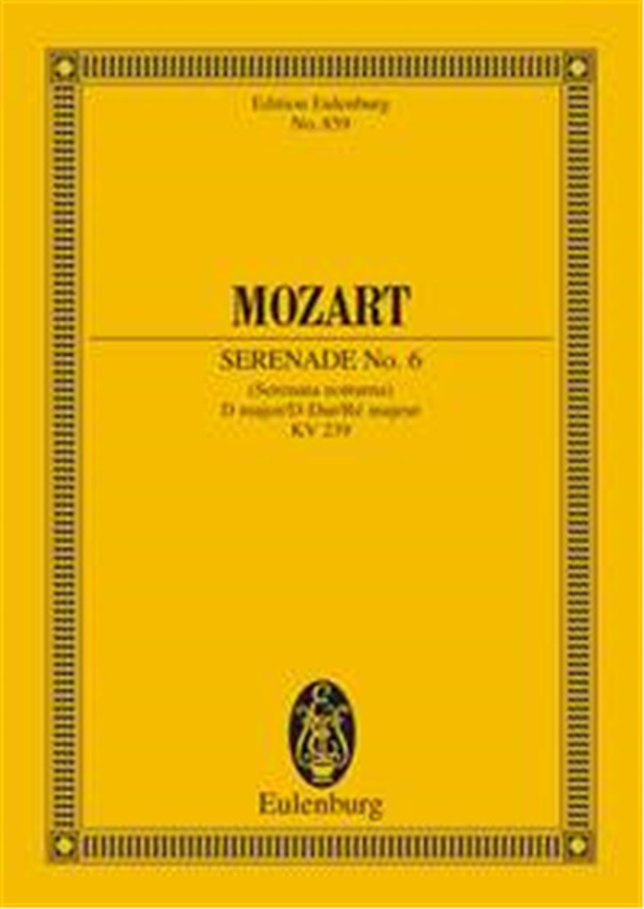 Serenade D Kv239