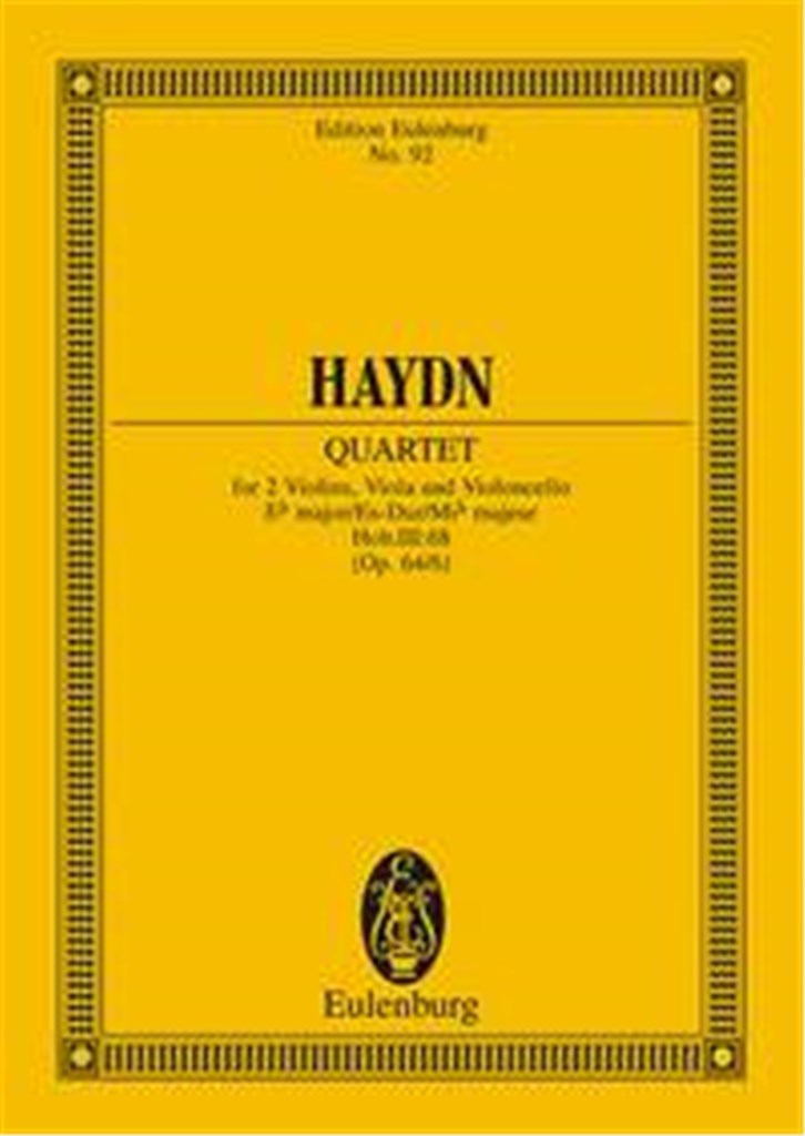 String Quartet Eb major op. 64/6 Hob. III:64