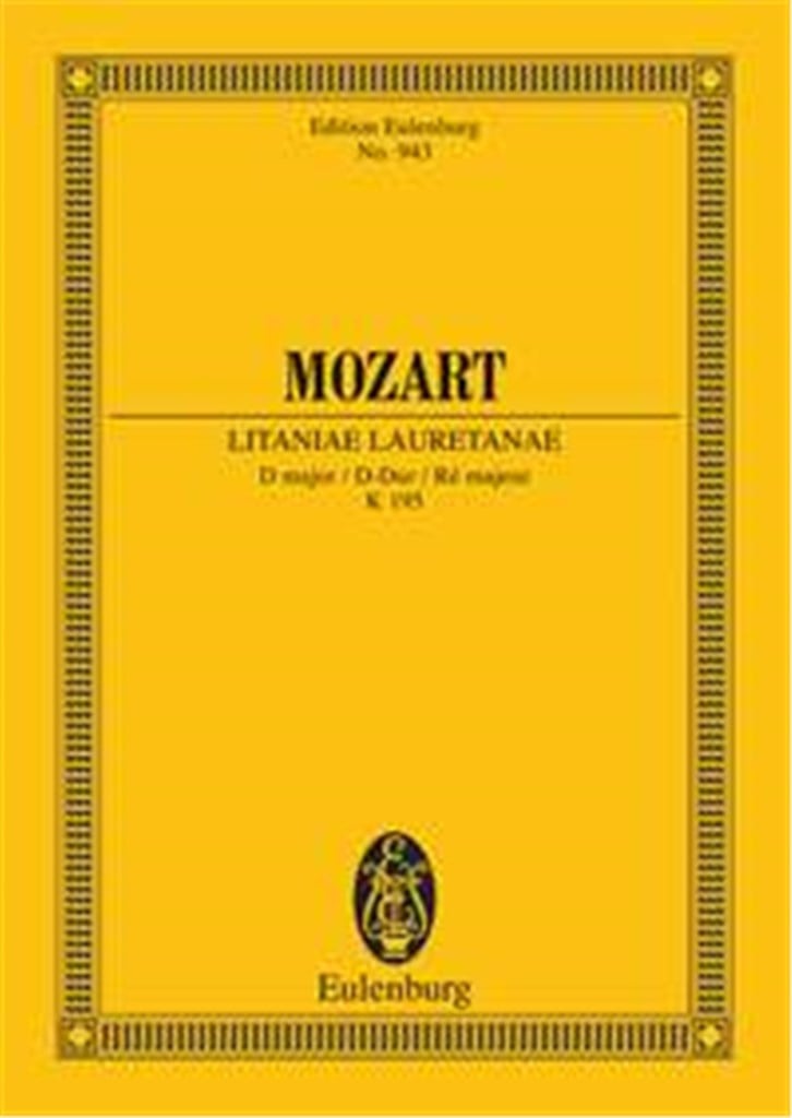 Litaniae Lauretanae D Maj K195